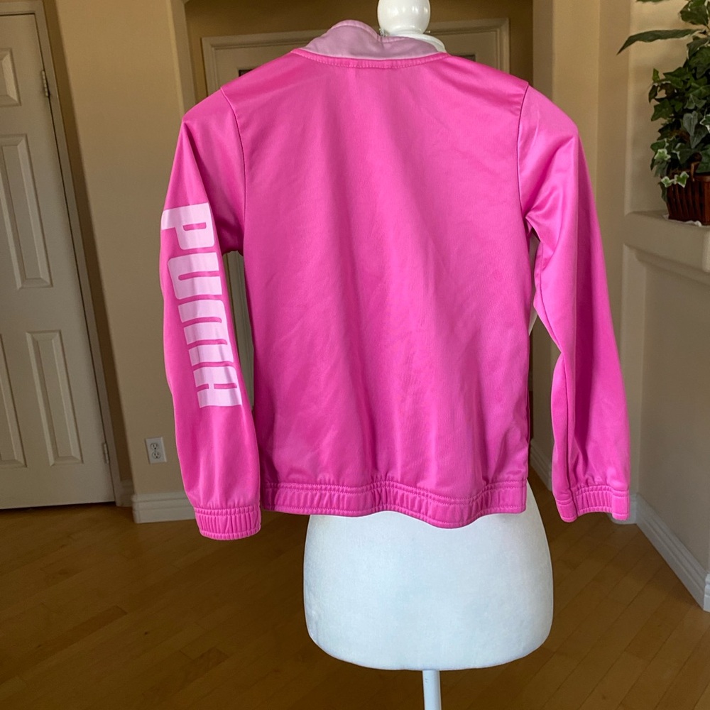 Puma Kids Jacket in Pink - Picture 2 of 5
